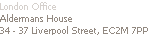 London Office: The Truman Brewery, 91 Brick Lane, London, E1 6QL